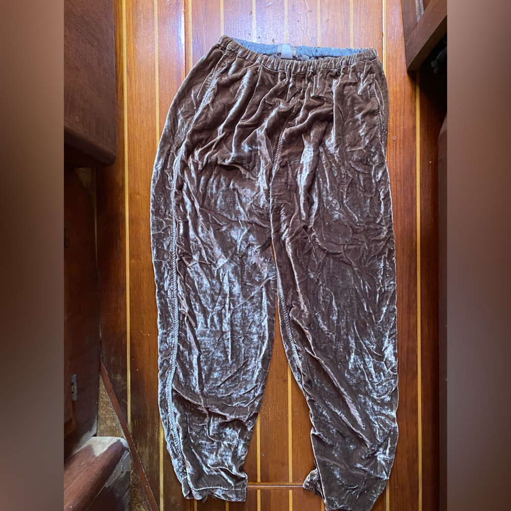 CP Shades silk velvet Amal pant
